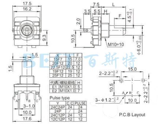 編碼器EC160M參考圖紙 編碼器EC160M參考圖紙